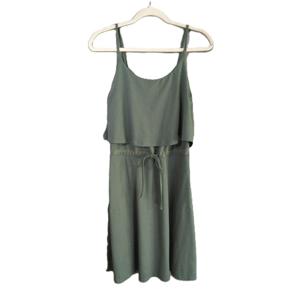 Allthreads Dress Womens M Green Pockets Adjustable‎ Straps Lightweight